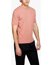 Sisley - Solid Coloured Regular Fit T-shirt - Lyst