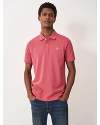 Crew - Classic Pique Cotton Polo Shirt - Lyst