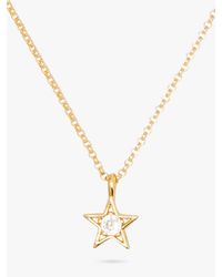 Kate Spade - Star Crystal Pendant Necklace - Lyst