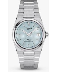 Tissot - T1372071135100 Prx Powermatic 80 Automatic Date Bracelet Strap Watch - Lyst