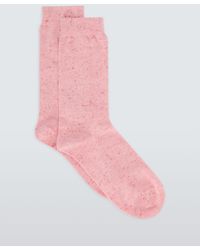 John Lewis - Cotton Silk Blend Ankle Socks - Lyst