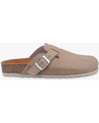 Hush Puppies - Bailey Suede Mule Clogs - Lyst