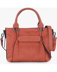 Longchamp - 3d Small Leather Crossbody Bag - Lyst