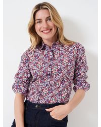 Crew - Lulworth Floral Print Shirt - Lyst