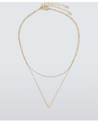 John Lewis - Heart Layered Chain Necklace - Lyst