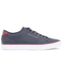 Tommy Hilfiger - Leather Low Top Trainers - Lyst