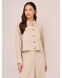 Adrianna Papell - Button Up Utility Jacket - Lyst