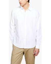 Sisley - Slim Fit Oxford Cotton Shirt - Lyst