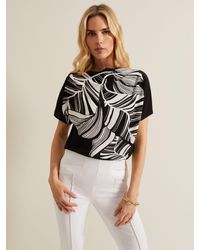 Phase Eight - Lyra Woven Front Print Top - Lyst