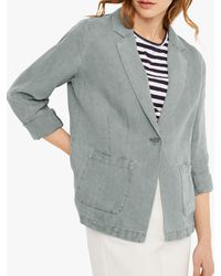 white stuff crinkle linen jacket