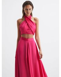 Reiss - Ruby Halter Occasion Top - Lyst