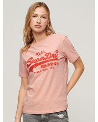 Superdry - Embroidered Vintage Logo T-shirt - Lyst