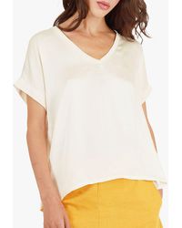 Traffic People - In Plain Sight Silk Blend Slouch T-shirt - Lyst
