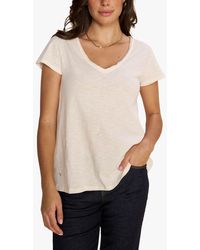 Mos Mosh - Tulli Short Sleeve Basic Organic Cotton T-shirt - Lyst