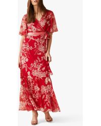 coast cass stripe maxi dress