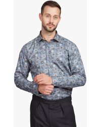 Simon Carter - Soft Floral Print Long Sleeve Shirt - Lyst
