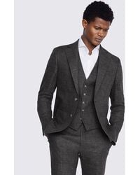Moss - Tailored Fit Linen Suit Jacket - Lyst