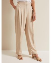 Phase Eight - Addison Linen Blend Trousers - Lyst