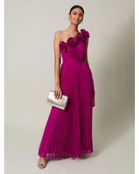 Phase Eight - 's Minnie One Shoulder Pleated Maxi Dress - Lyst