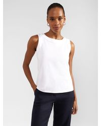 Hobbs - Maddy Sleeveless Button Detail Top - Lyst