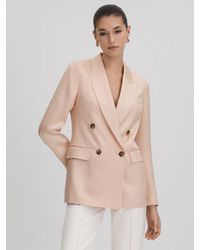 Reiss - Eve Double Breasted Blazer - Lyst