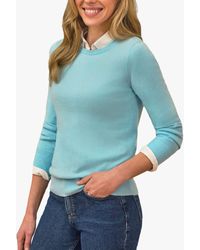 Pure Collection - Crew Neck Cashmere Jumper - Lyst
