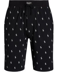 Ralph Lauren - Polo Cotton Slim Fit All Over Pony Pyjama Shorts - Lyst