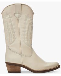 Moda In Pelle - Fanntine Leather Cowboy Boots - Lyst