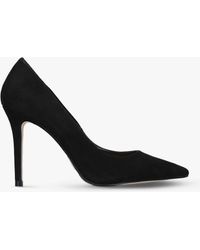 carvela black court shoes
