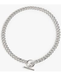 Hush - Vivienne T-bar Chain Necklace - Lyst