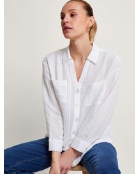 Monsoon - Sofia Textured Shirt - Lyst