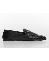Mango - Susan Round Toe Loafers - Lyst