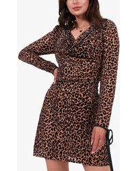 coast martha leopard print dress