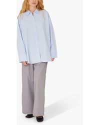 A-View - Magnolia Cotton Loose Shirt - Lyst