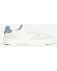 Barbour - Celeste Leather And Suede Trainers - Lyst