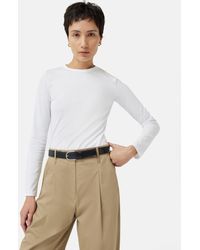 Jigsaw - Supima Cotton Long Sleeve T-shirt - Lyst