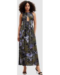 AllSaints - Kaya Batu Floral Maxi Dress - Lyst