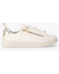 KG by Kurt Geiger - Liza Zip Quilted Trainers - Lyst