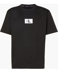 Calvin Klein - Block Logo Lounge T-shirt - Lyst