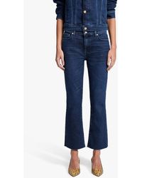 7 For All Mankind - Daisy Ankle Bootcut Jeans - Lyst