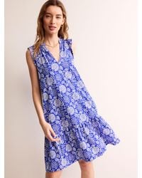Boden - Daisy Botanical Print Jersey Dress - Lyst