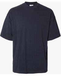 SELECTED - Organic Cotton Blend Essential T-shirt - Lyst