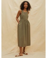 Albaray - Organic Cotton Pinafore Style Dress - Lyst