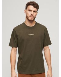 Superdry - Micro Logo Graphic Loose T-shirt - Lyst