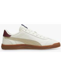 PUMA - Club 5v5 Leather Lace Up Trainers - Lyst