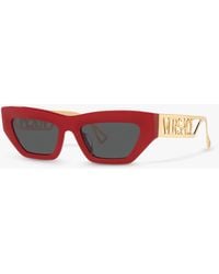 Versace - Ve4432u Irregular Sunglasses - Lyst