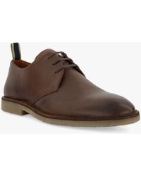 Dune - Brooked Leather Chukka Shoes - Lyst