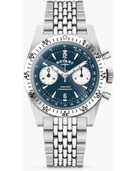 Rotary - 1895 Skindiver Chronograph Bracelet Strap Watch - Lyst