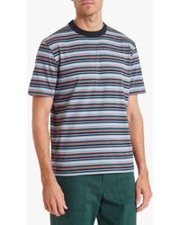 Paul Smith - Organic Cotton Short Sleeve Stripe T-shirt - Lyst