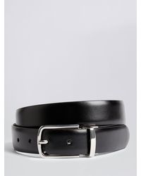 Moss - Modern Reversible Faux Leather Belt - Lyst